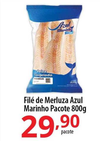 Akki Atacadista Filé de merluza azul marinho pacote oferta