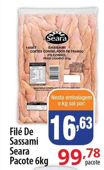 Akki Atacadista Filé de sassami seara oferta