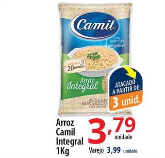 Akki Atacadista Arroz camil integral oferta