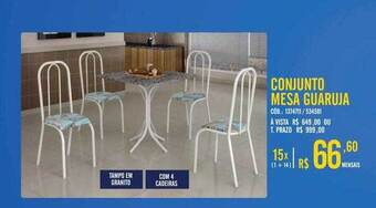 Zema Conjunto mesa guaruja oferta