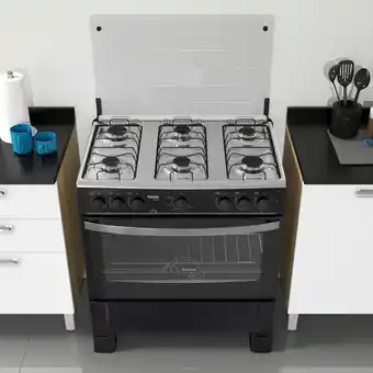 Carrefour Fogão 6 bocas acendimento automático bivolt waves itatiaia preto oferta