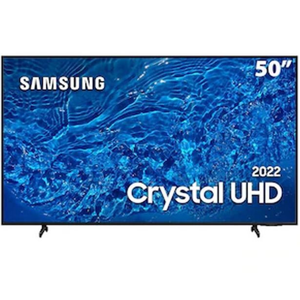 Smart tv 50 polegadas crystal uhd 4k un50bu8000gxzd samsung oferta na ...