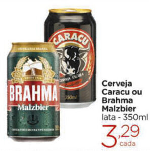 Carrefour Market Cerveja Caracu ou Brahma Malzbier 350ml oferta