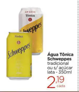 Agua Tonica Schweppes 350ml