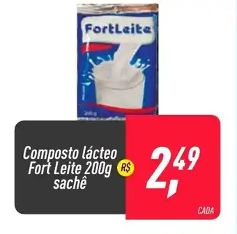 Frangolândia Composto lacteo Fort Leite 200g sache oferta