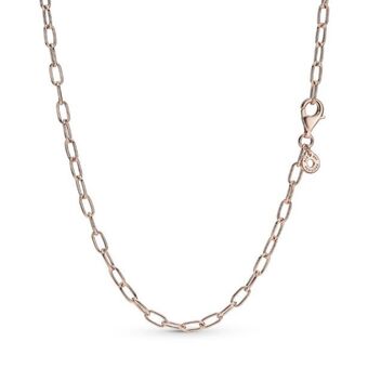 Pandora Colar pandora corrente de elos ouro rose oferta