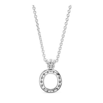 Colar locket o coroa pandora
