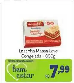 Lasanha Massa Leve Congelada 600g