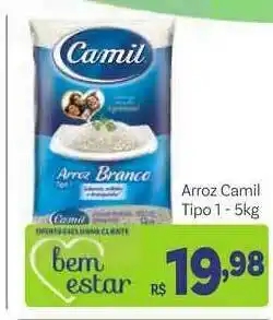 Covabra Supermercados Arroz Camil Tipo 1 5kg oferta
