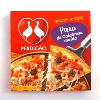 Supermercado Bergamini Pizza congelada perdigão calabresa moída 460g oferta