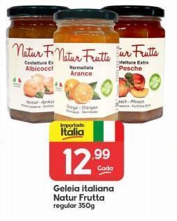 Supermercados Princesa Geléia natur frutta 350g oferta