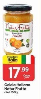 Supermercados Princesa Geléia italiana natur frutta 350g oferta