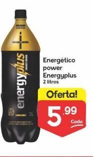 Supermercados Princesa Bebida energética energyplus 2l oferta