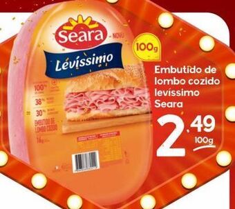 Supermercados Princesa Embutido de lombo cozido seara oferta