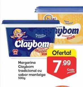 Margarina claybom 500g