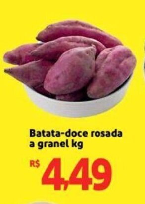 Extra Supermercado Batata doce rosada a granel 1kg oferta