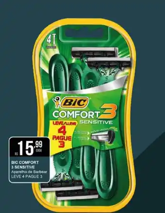 Bic Comfort 3 Sensitive Aparelho De Barbear Leve 4 Pague 3
