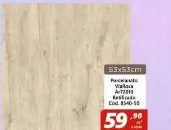 Lojas Becker Porcelanato Viarosa At72010 Retificado oferta