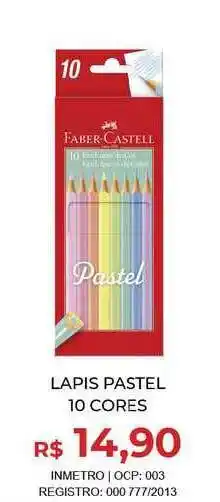 Livraria Leitura Lapis Pastel 10 Cores oferta