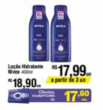 Fort Atacadista Locao Hidratante Nivea 400ml oferta