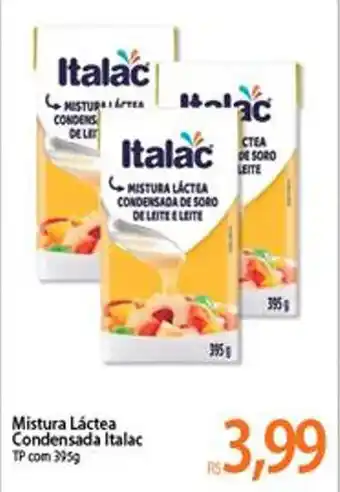 Atacadão Mistura lactea Condensada Italac 395g oferta