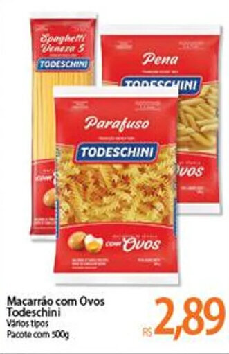 Atacadão Macarrao com Ovos Todeschini 500g oferta