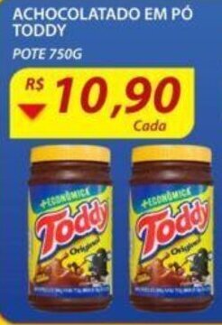 Assaí Atacadista Achocolatado em po Toddy 750g oferta