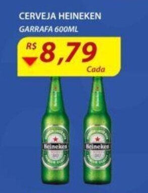 Assaí Atacadista Cerveja Heineken 600ml oferta