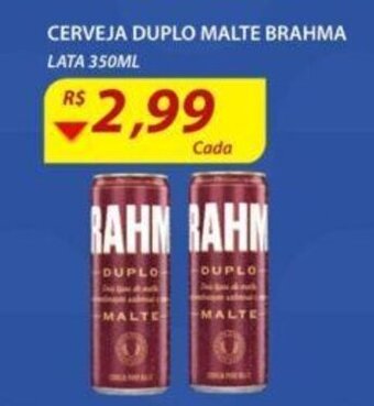 Assaí Atacadista Cerveja Duplo Malte Brahma 350ml oferta