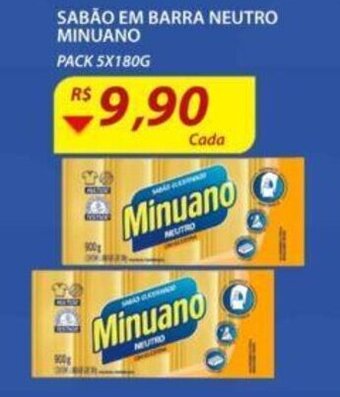 Assaí Atacadista Sabao em barra Neutro Minuano 5x180g oferta