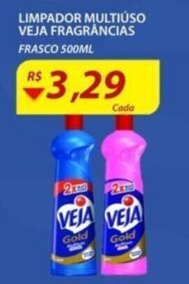 Assaí Atacadista Limpador Multiuso Veja Fragrancias 500ml oferta
