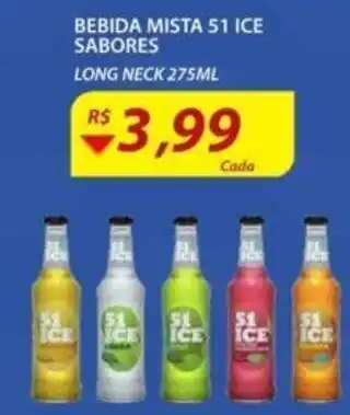 Bebida Mista 51 Ice Sabores 275ml