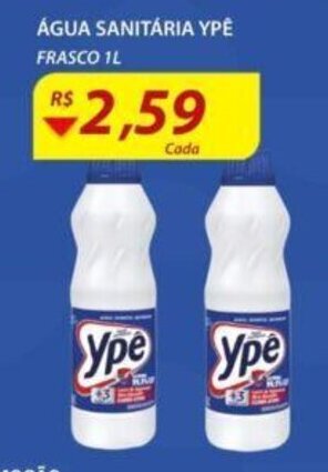 Assaí Atacadista Agua Sanitaria Ype 1L oferta