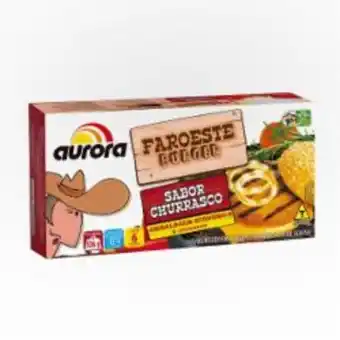 Ayumi Supermercados Hamb aurora 336g faroeste churrasco oferta