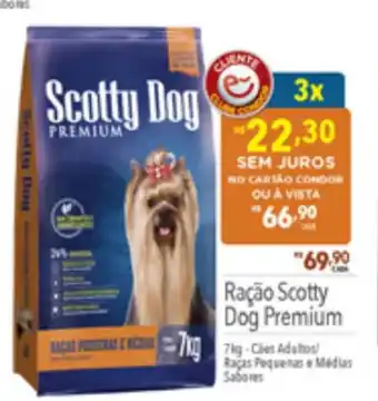 Supermercados Condor Racao Scotty Dog Premium 7kg oferta