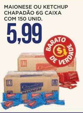 Maionese ou ketchup chapadão
