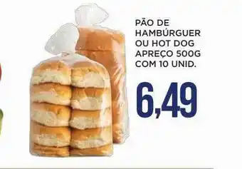 Apoio Mineiro Pão de hambúrguer ou hot dog apreço oferta