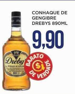 Conhaque de gengibre drebys