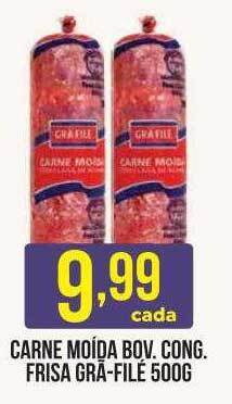 Casagrande Supermercados Carne moída bov. cong. frisa grã-filé oferta