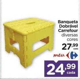 Carrefour Banqueta dobravel carrefour oferta