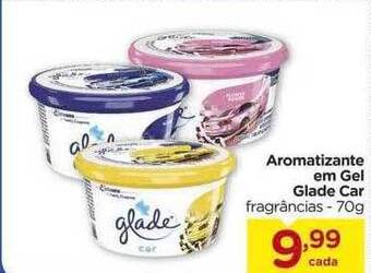 Carrefour Aromatizante em gel glade car oferta