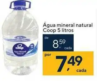 Coop Água mineral natural coop oferta