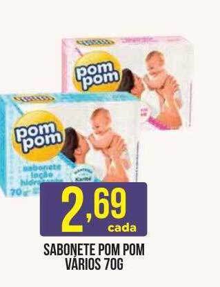 Sabonete pom pom vários