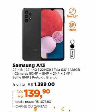 Lojas TaQi Samsung a13 oferta