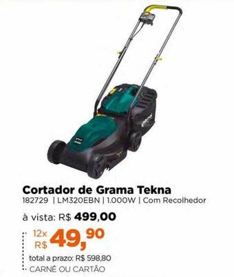 Lojas TaQi Cortador de grama tekna oferta