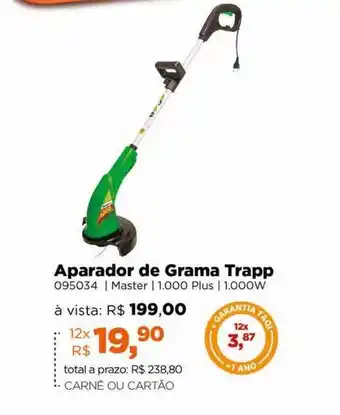 Lojas TaQi Aparador de grama trapp oferta