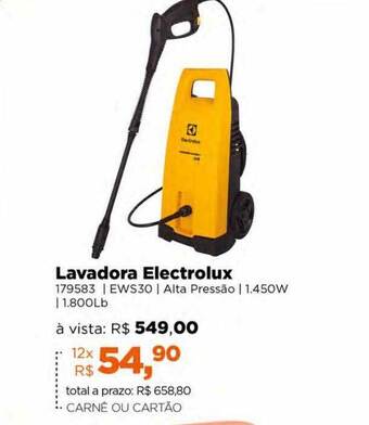 Lojas TaQi Lavadora electrolux oferta