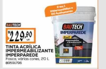 Obramax Tinta acrilica impermeabilizante imperparede bautech oferta