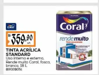 Obramax Tinta acrilica standard coral oferta