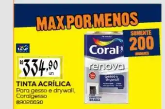 Obramax Tinta acrilica coral oferta